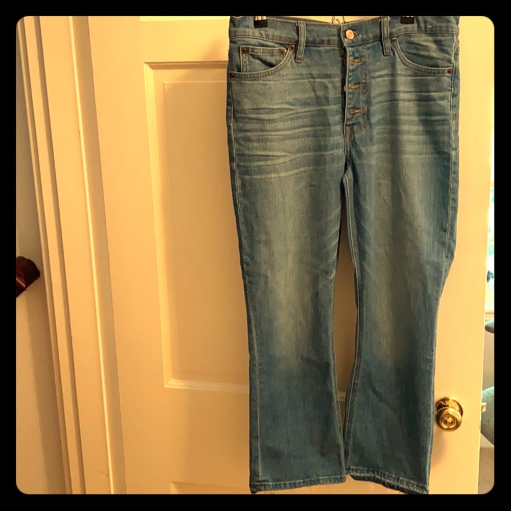 Jcrew Billie Demi Boot Crop Jean